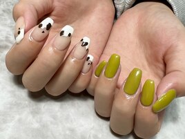 アシメニュアンスネイル