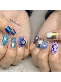 sasakinail×ぽこぽネイル