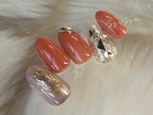 ネイルアンドアイラッシュ シシュ 高槻店(nail&eyelash SyiSyu)/ワンポイントガラスネイル