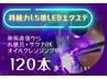 【持続力1.5倍/汗&油に強い】LEDエクステ/フラットラッシュ120本まで　6600円