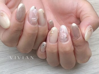 ヴィヴィアン ネイル(Vivian nail)/ぷっくりニュアンス
