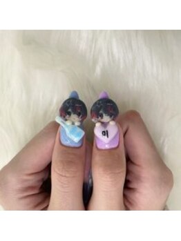 プリュム(Plume)/3D/推しネイル/キャラクター