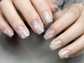 イロ(hilo)の写真/【21時最終受付】短時間で仕上げるので忙しいあなたにぴったり☆時間を有効活用してネイルを保てます♪