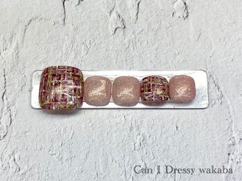 キャンアイドレッシー 若葉(Can I Dressy)/【フット定額ネイル ¥5590】