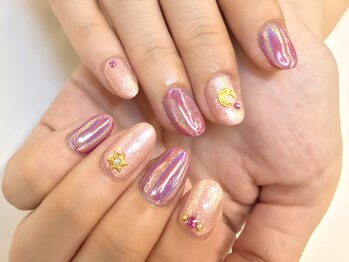 ネイルサロン ジュネイル(NAIL SALON JUNAIL)/ピンクラメ×ユニコーン