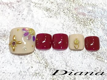 ディアナ ひたちなか高場店(DIANA)/定額ネイル 7700円 C‐026