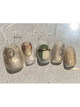 ネイルサロン トゥデイ 心斎橋店(Today)/Simple plus art¥9300→¥5800