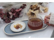 ポーラ ザ ビューティ 御経塚店(POLA THE BEAUTY)の雰囲気（健康と美容を考えたドリンクとお茶菓子をご提供しております。）
