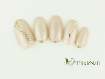 エリクサーネイル 神田(Elixir Nail)/シンプル/クーポン使用