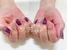 ジーフィンガー 大井町店(G Finger)/ボルドーニュアンスネイル♪