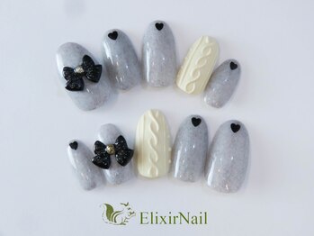 エリクサーネイル 新橋(Elixir Nail)/定額a シンプル/クーポン使用