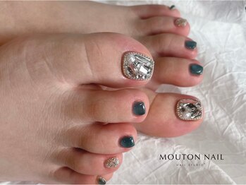 ムートンネイル 大阪梅田店(MOUTON NAIL)/親指アート