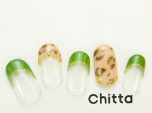 チッタ 中目黒(Chitta)/アニマル柄　ヒョウ柄ネイル