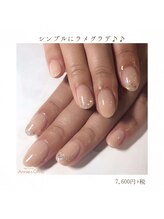 ネイルサロン アニーアンドジーノ(NAIL SALON Annie&Gino)/シンプルにラメグラデ♪♪