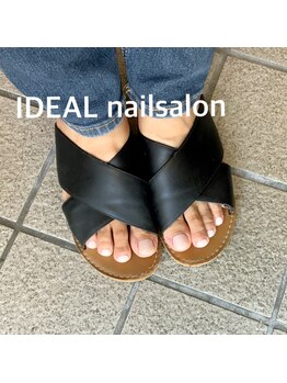 イデア(IDEAL)/ホワイトフットネイル