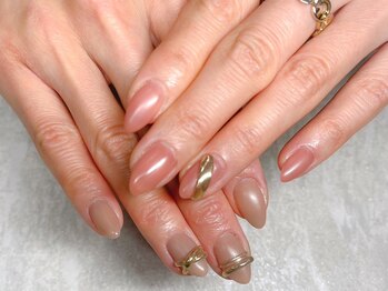 ローブセカンド(L'aube 2nd)/ジェル◆シンプルリングネイル