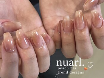 ヌアール(nuarl.)/桃ネイル