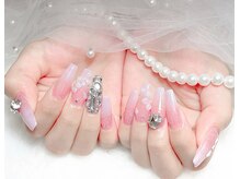 ビーユー 大宮(B U)/フラッシュネイルに3D花アート