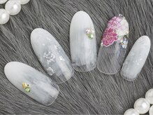 クアトログランシュ 青葉台(QUATRO×GranCieux)/成人式ネイル／6500円