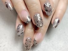 トゥーシェネイルズ(Touche'nails)/大理石ネイル