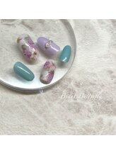 ネイルサロンスクール ビュートバタフライ 町田店(BEAUT BUTTERFLY)/梅雨フラワーネイル