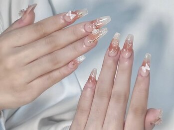 ジーエムネイル(GM Nail)の写真/〈上品オフィスネイルで好印象〉シンプルながら、つい見つめてしまう美爪へ♪TPOに合った最適なご提案を◇