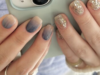 ラクエ(Laque)/グラデーション ネイビー ピンク