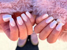 ホワイト/パール/シンプル