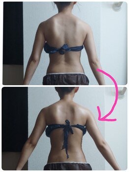 痩身と癒しのリンパサロン コッコ(Cocco)/1回の結果( *´艸｀)