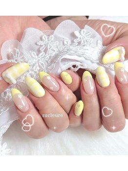 シュクルーレ(sucleure)/ギンガムチェック×フレンチ