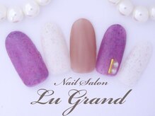 ルグラン(LU GRAND)/ニットカラー×マット