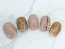 ザ アール ネイル カンパニー(the R nail company)/シェラック定額アートB￥8250