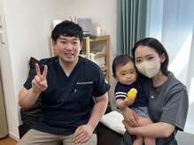 個室なのでお子さんもご一緒での施術も大歓迎！