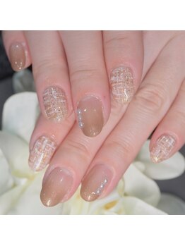 上品ブラウンツイード{6本art}