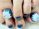モア ネイル(MOA NAIL)の写真/《フットワンカラーorラメカラー¥8,990～》お気に入りのコーデに合わせて足先を華やかに♪
