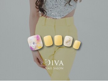 ネイルサロンディーバ 石橋店(Diva)/FootデザインSelect ￥7,810