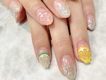 ビアンカ フロム中武立川店(Bianca)/フルーツネイル¥10000