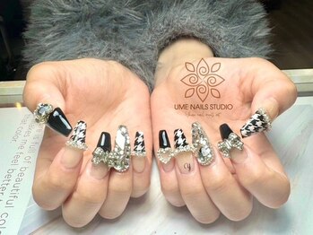 ウメネイルスタジオ(UME NAIL STUDIO)の写真/亀裂・爪が弱いetc…爪のお悩みはチップ長さだしで解決★可愛いアートやパーツを乗せたい方にもオススメ♪