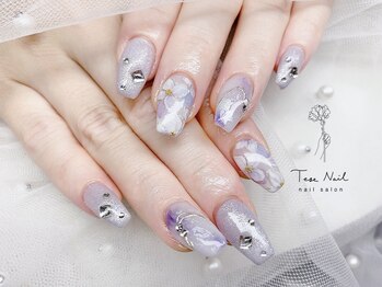 テセネイル(Tese Nail)/紫陽花フリーアート