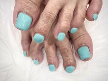 イマージュ(image)/くすみブルーネイル☆SAYAKA