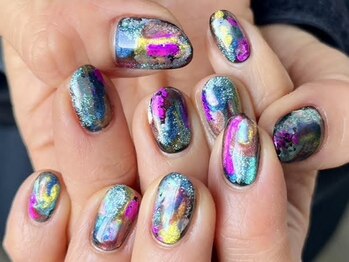 ブランシュ 藤沢(Blanche)/オーダーメイドネイル マーブル