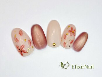 エリクサーネイル 新橋(Elixir Nail)/定額a シンプル/クーポン使用