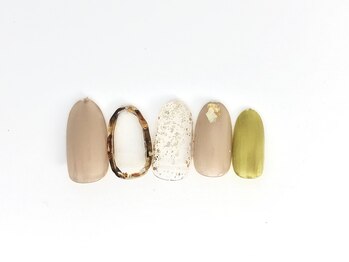 ネイルサロンリシェ 烏丸御池(Recher)/ぷっくり*べっこう