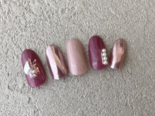 エニフ(enif)/ピンクミラーネイル