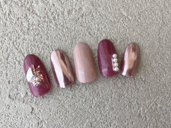 エニフ(enif)/ピンクミラーネイル