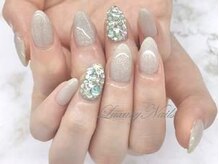 ラグジュアリーネイルズ アカバネ(Luxury Nails Akabane)/敷き詰めビジュー