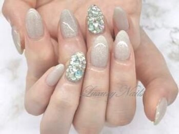 ラグジュアリーネイルズ アカバネ(Luxury Nails Akabane)/敷き詰めビジュー