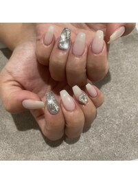 埋め尽くしネイル　¥6350
