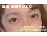 【話題の韓国風にも♪】フラットラッシュ100本  カラー無料 アイシャンプー付