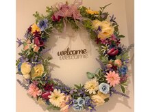 ベイビーズブレス(Baby's Breath)/フラワーリースでお出迎え